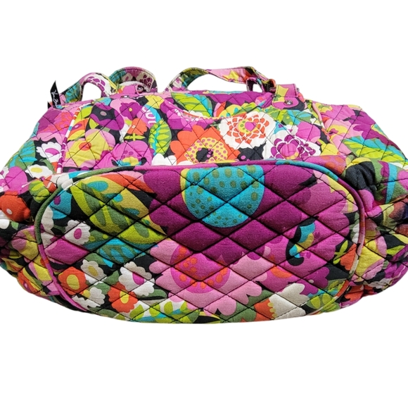VERA BRADLEY Va Va Bloom Quilted Colorful Floral Shoulder Bag - Picture 6 of 7